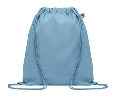 Logo trade promotional items picture of: Organic cotton drawstring bag