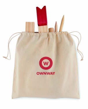 Logo trade corporate gifts picture of: Pinewood outdoor throwing game