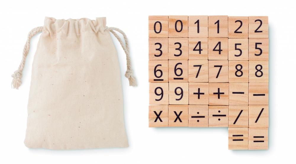 Logotrade promotional item image of: Wood educational counting game