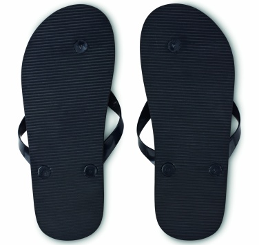 Logo trade promotional giveaways image of: Cork beach slippers L