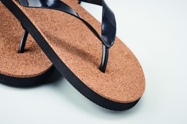 Logo trade promotional items picture of: Cork beach slippers L