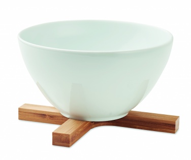 Logo trade advertising product photo of: Bamboo foldable pot stand