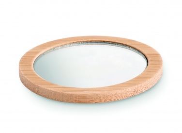 Logotrade business gifts photo of: Bamboo make-up mirror