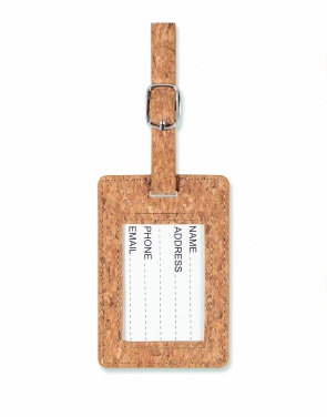 Logotrade corporate gift picture of: Cork luggage tag