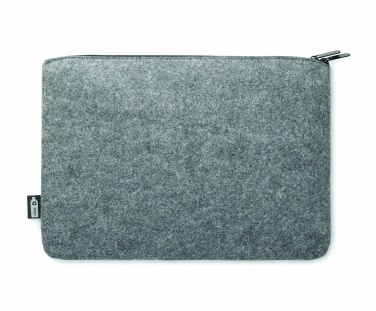 Logo trade advertising product photo of: RPET felt zipped laptop bag