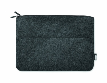Logo trade business gift photo of: RPET felt zipped laptop bag