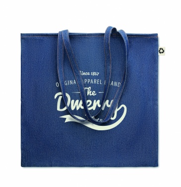 Logo trade promotional item photo of: Recycled denim shopping bag
