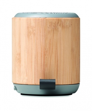 Logo trade promotional giveaway photo of: 5.3 wireless bamboo speaker