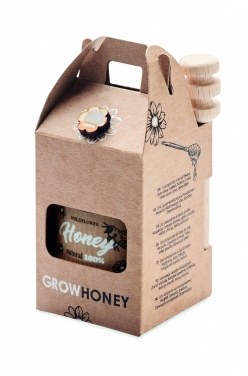 Logo trade promotional product photo of: Wildflower honey jar set 50gr