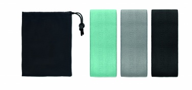 Logotrade promotional merchandise picture of: Set of 3 fitness bands in pouch