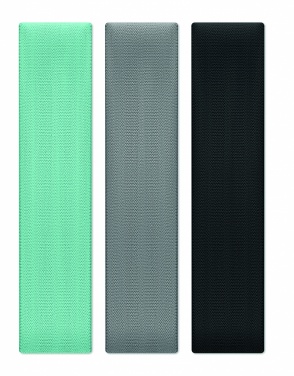 Logo trade promotional items picture of: Set of 3 fitness bands in pouch