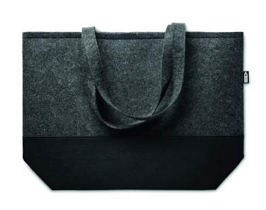 Logo trade corporate gifts picture of: RPET felt shopping bag