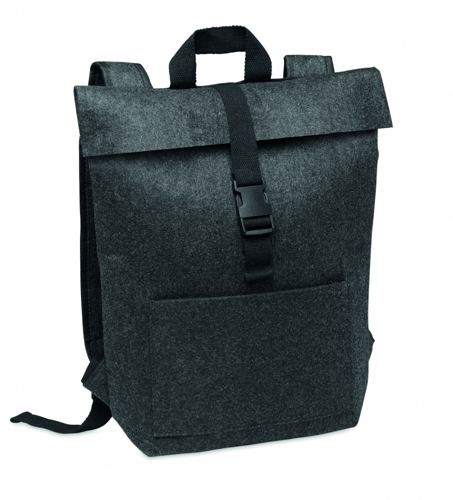 Logo trade promotional products image of: RPET felt backpack