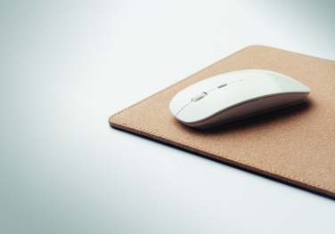 Logotrade promotional product picture of: Cork mouse mat charger 15W