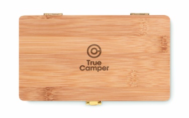 Logo trade promotional products picture of: 21 pcs tool set in bamboo case