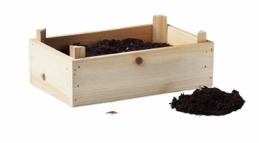 Logo trade promotional gifts picture of: Strawberry kit in wooden crate