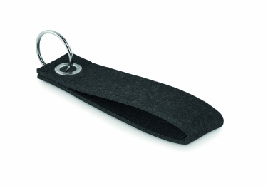 Logotrade promotional item picture of: RPET felt key ring Hämeenlinna