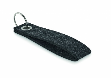 Logo trade promotional merchandise photo of: RPET felt key ring Hämeenlinna