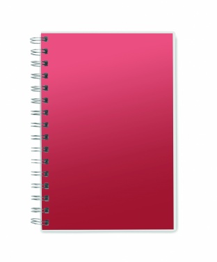 Logo trade promotional merchandise image of: A5 RPET notebook recycled lined