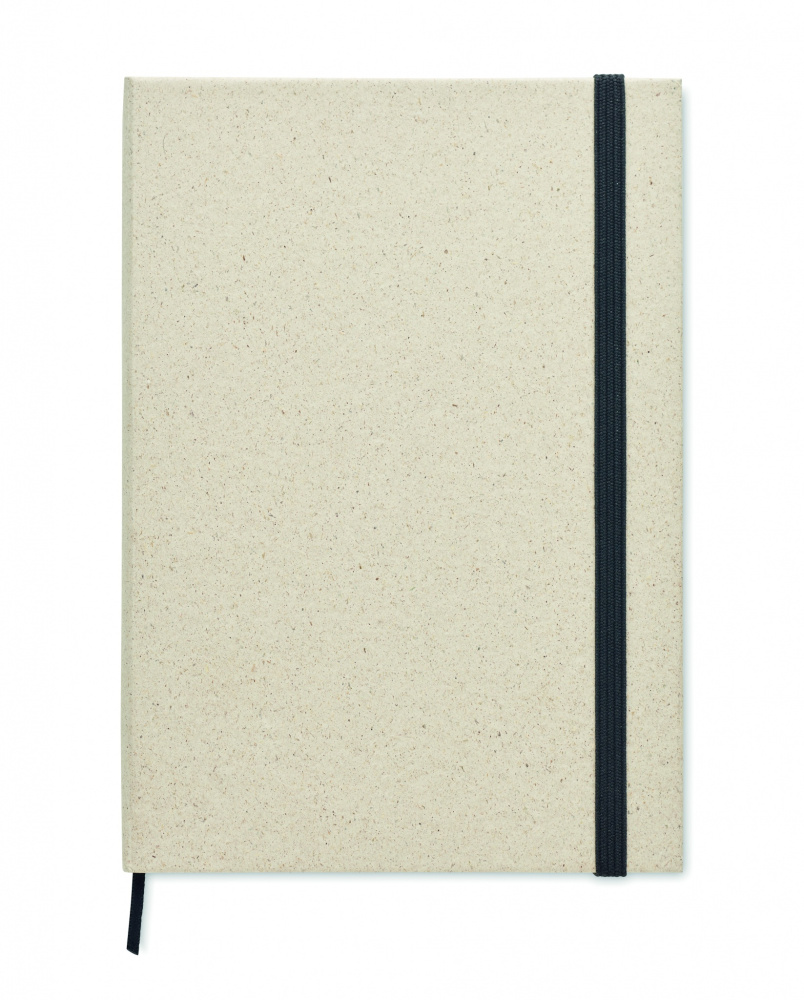 Logo trade promotional gifts picture of: A5 grass notebook 80 lined