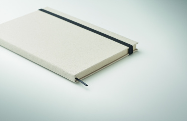 Logo trade promotional item photo of: A5 grass notebook 80 lined