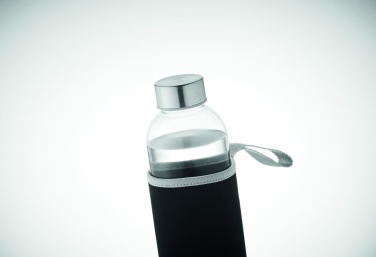 Logo trade promotional gifts picture of: Glass bottle in pouch 750ml