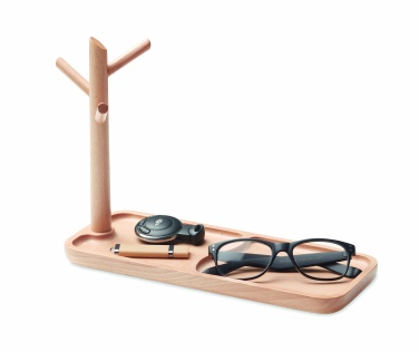 Logo trade corporate gifts picture of: Wooden organizer tray