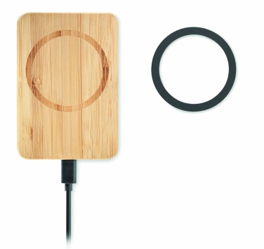 Logo trade promotional gifts picture of: Magnetic wireless charger 15W
