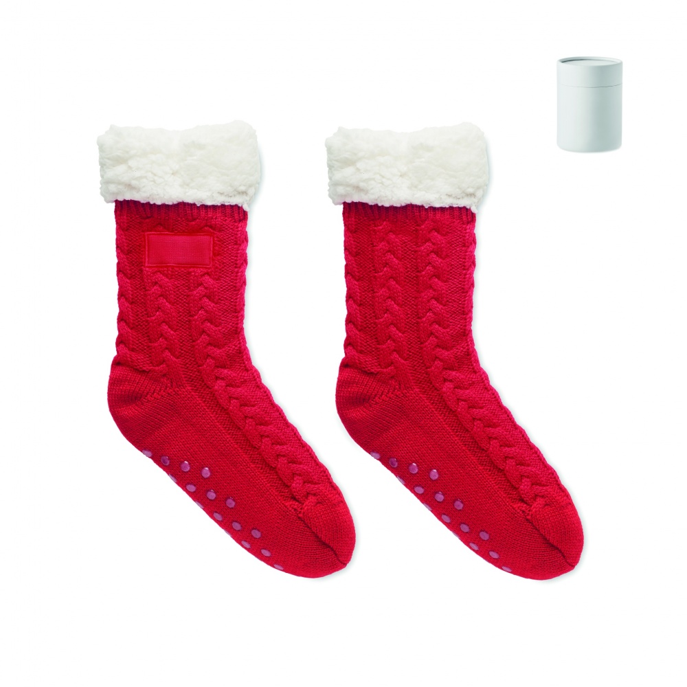 Logotrade advertising product picture of: Pair of slipper sock M