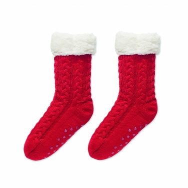 Logo trade promotional merchandise image of: Pair of slipper sock M
