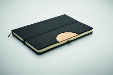 Logo trade promotional giveaways image of: A5 RPET notebook 80 lined
