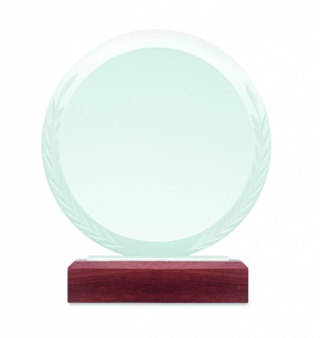 Logotrade business gifts photo of: Round award plaque