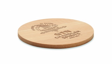 Logotrade advertising products photo of: Bamboo round coaster