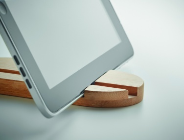 Logotrade promotional gift image of: Bamboo tablet/smartphone stand