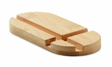 Logotrade promotional product image of: Bamboo tablet/smartphone stand
