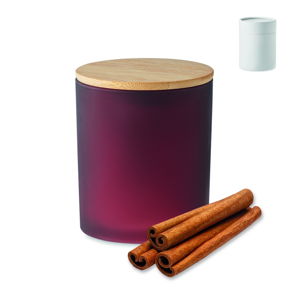 Logo trade promotional product photo of: Plant based wax candle 280 gr