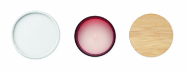 Logo trade promotional merchandise photo of: Plant based wax candle 280 gr