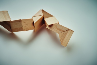Logo trade promotional merchandise picture of: Wooden puzzle/brain teaser