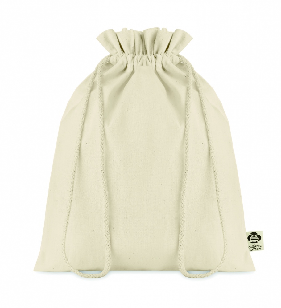 Logo trade promotional giveaways picture of: Medium organic cotton gift bag