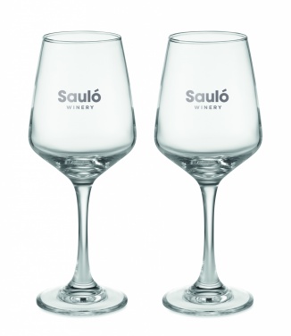 Logotrade promotional gift picture of: Set of 2 wine glasses