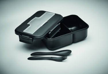 Logo trade promotional gifts image of: Lunch box with cutlery in PP