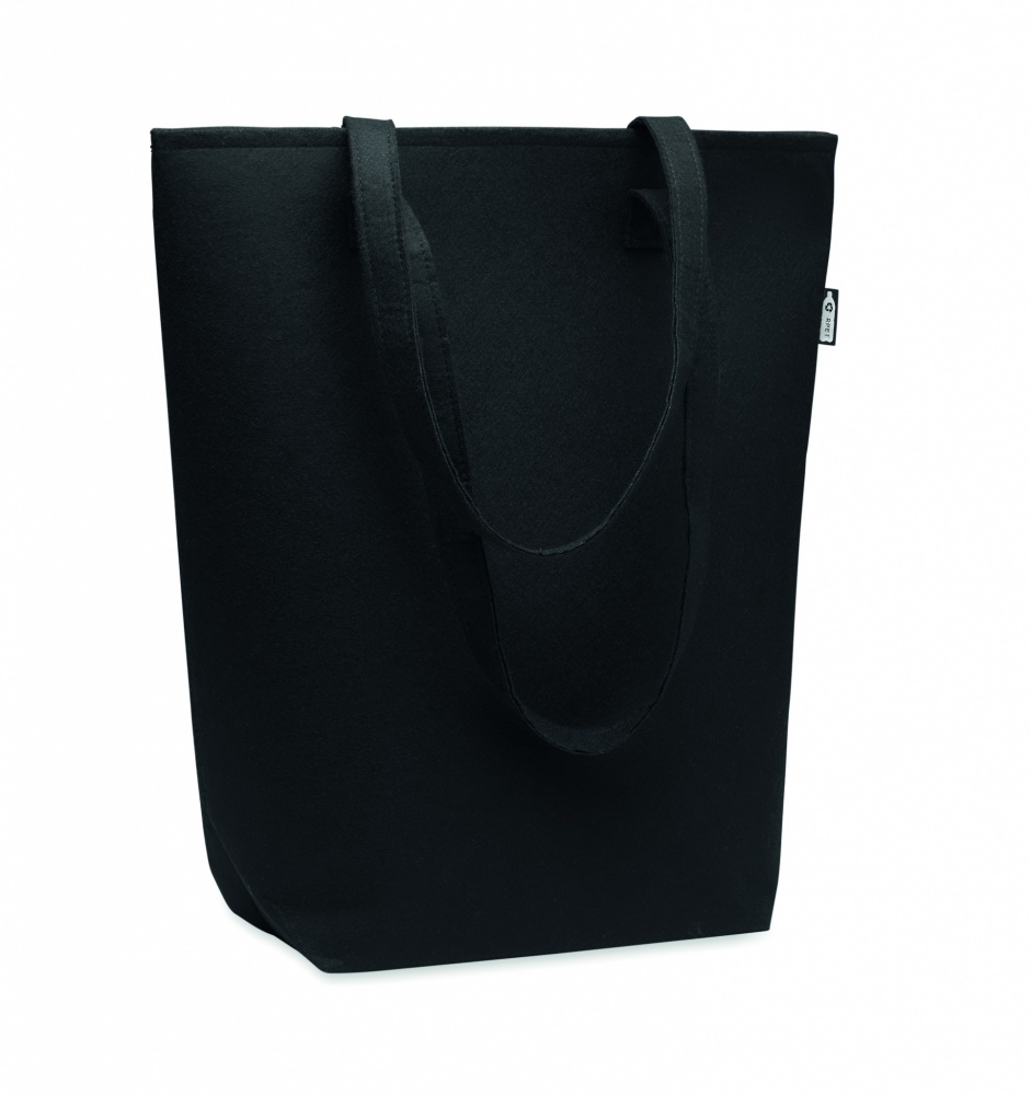 Logo trade corporate gifts picture of: RPET felt event/shopping bag
