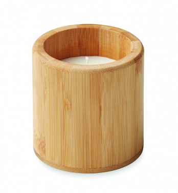 Logo trade promotional gifts picture of: Plant based wax candle 160 gr
