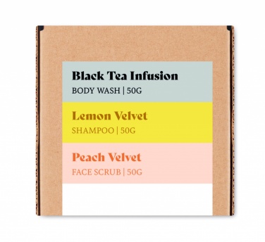 Logo trade business gift photo of: Vegan Gift travel set