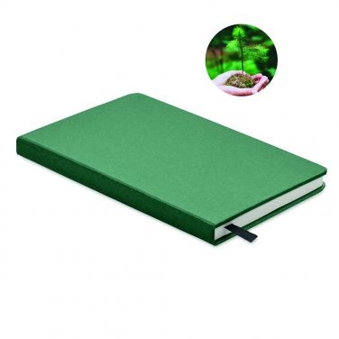 Logotrade promotional gift picture of: A5 recycled page notebook