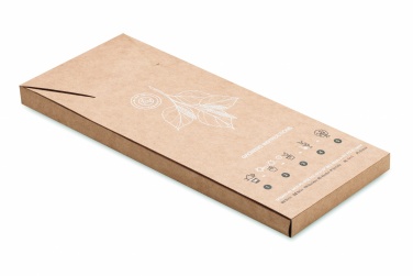 Logo trade advertising products image of: Birch Wood phone stand