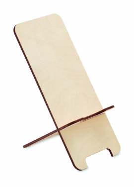 Logotrade business gift image of: Birch Wood phone stand