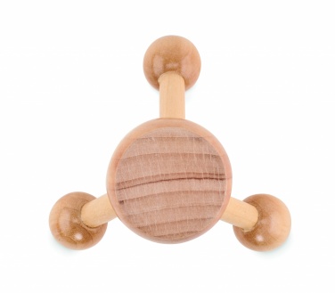 Logotrade promotional gift picture of: Hand held massager in wood