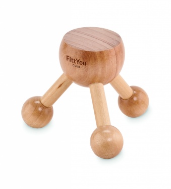Logotrade promotional merchandise image of: Hand held massager in wood