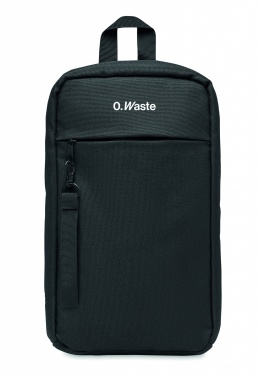 Logo trade promotional giveaways image of: Cross chest bag in 600D Rpet